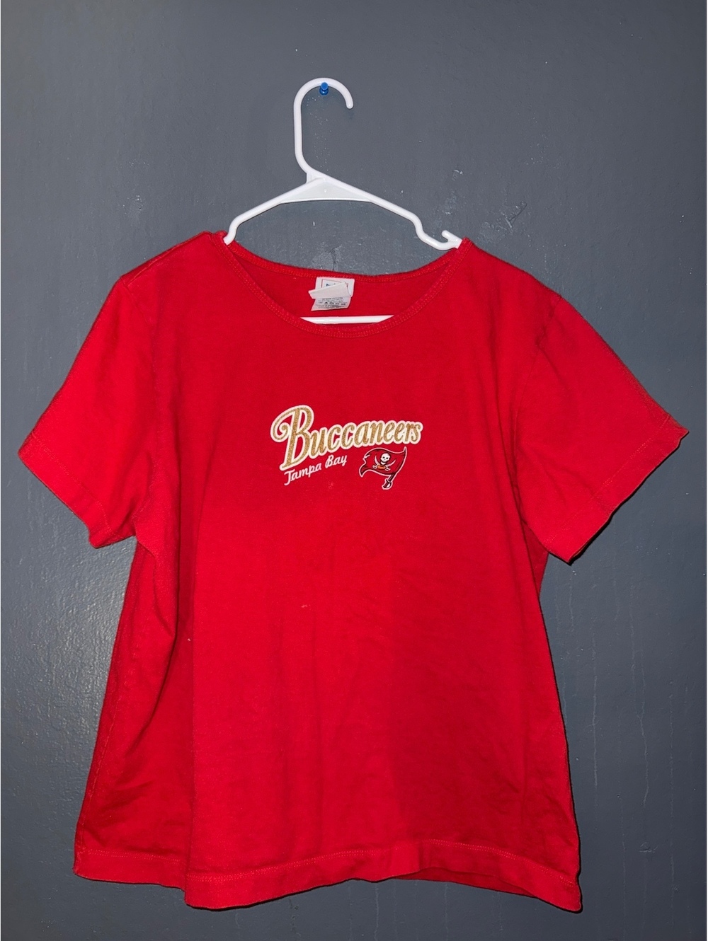 NFL For Her Tampa Bay Buccaneers Red T-Shirt Size XL